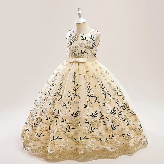 Kinderkleider, luxuriöse Partys, Abendkleid, Stichkleid für Mädchen, Abschlussball, Leistung, Teenager, Prinzessinnenkleider, 14 bis 16 Jahre.