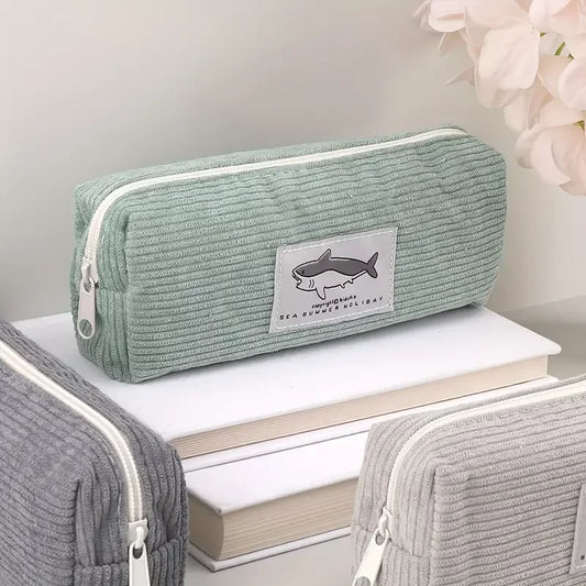 Hai-Federmäppchen für Kinder, Federmäppchen, Stifttasche mit Reißverschluss, Organizer-Taschen für Mädchen, Jungen, Teenager, Frauen, Büro, Studenten, Make-up, Kosmetik.