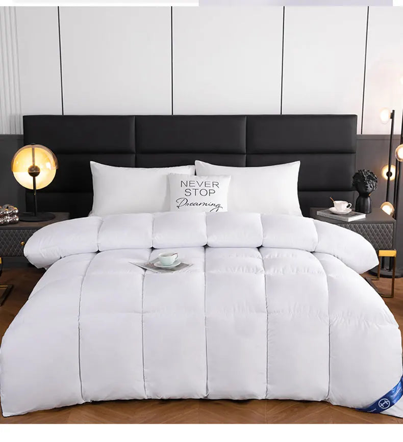 hotel style Comforter Queen KingLightweight fluffy comfortable and breathable soft winter quilt very warm 220x240 Quilts - et.