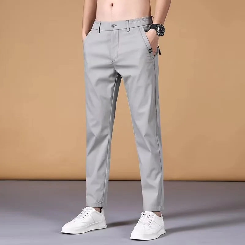 Fashion Men's Pants Summer Suit Pants Casual Korean Men's Pants Joggers Men Streetwear Casual Sports Pants.