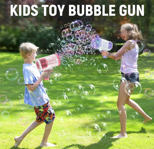40/69 Holes Bubble Machine Ages 3+ Boy Girl Toys Birthday Wedding Kids Adult Party Toys Summer Outside Bubble Gun Soap Blower.