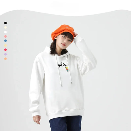 Bart Simpson Pullover 2025, neu, beliebt, The Simpsons Family-Kleidung, mit Kapuze, amerikanisches Nischenpaar, bequemes Design, Anime-Hoodie.