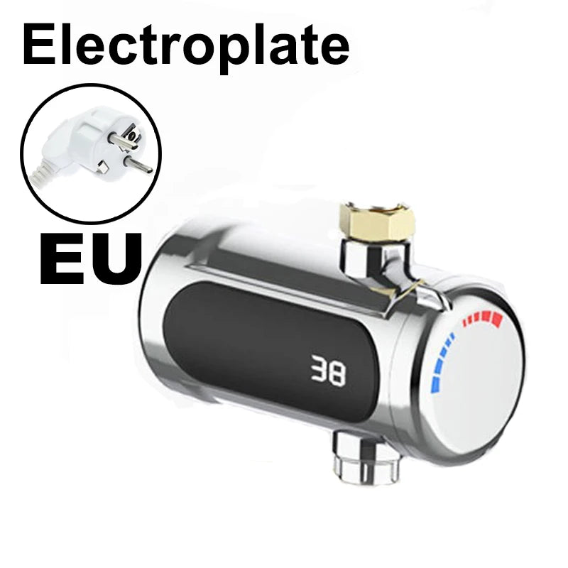 2025 New Kitchen stainless steel electric hot water faucet instant hot heating faucet water heater hot and cold