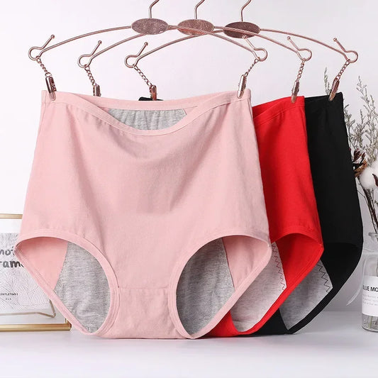 Cotton Physiological Period Leak Proof Menstrual Panties Women Breathable Soft Underwear Sexy Breifs Female Intimates.