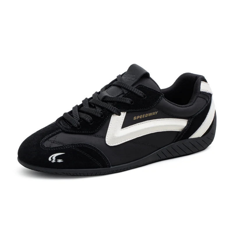 Maden Unisex Summer Vintage Patchwork Racing Shoes Breathable German Trainers Sneakers Thin Sole Casual Lace-Up Sporty Shoes