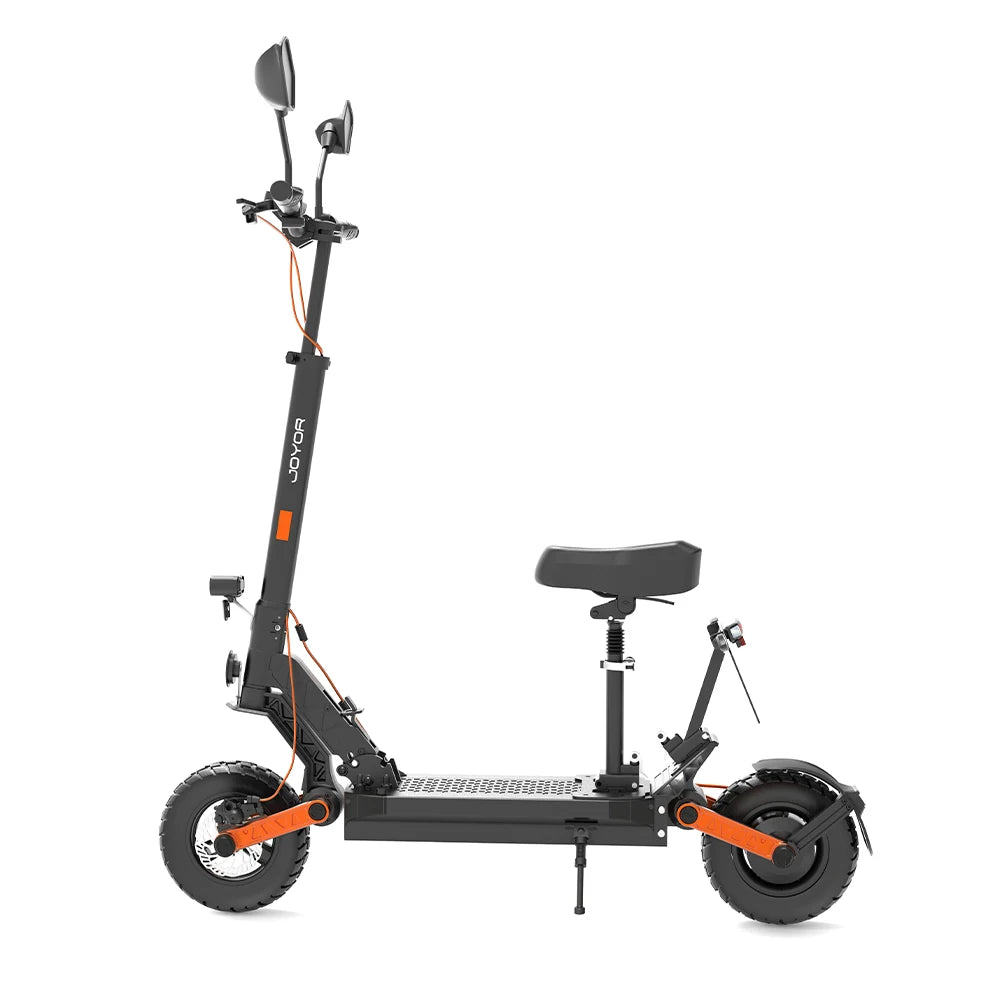 JOYOR S8E Electric Scooter, 800W Motor 48V 26AH Battery Adult E-Scooter 10 Inch Tires, 45km/h Max Speed Front & Rear Disc Brake.