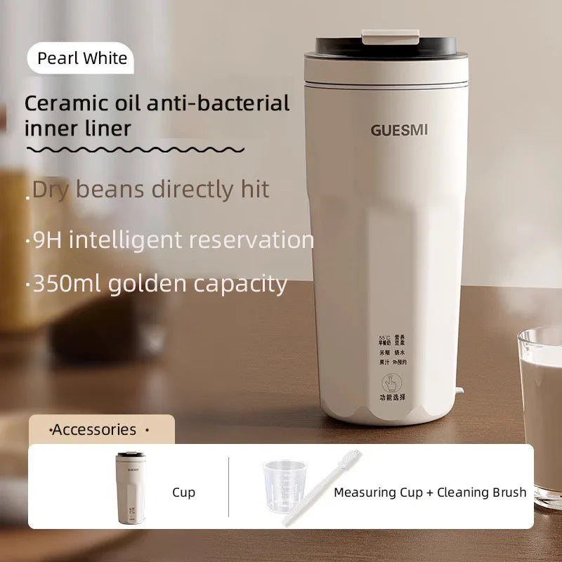 350ml Mini Soy Milk Machine Electric Juicer Blender Multifunctional Wall Breaking Machine Soybean Milk Maker Breakfast Machine