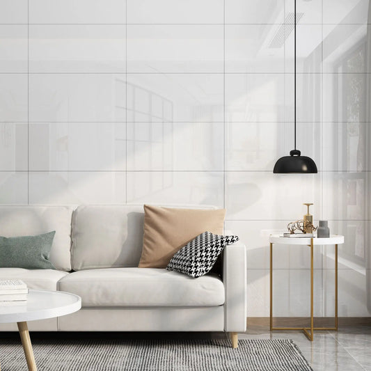 10-20pcs 30x60cm Self-Adhesive Marble PVC Floor Tiles Waterproof Peel Stick Wall Sticker Kitchen Bathroom Removable Home Decor 