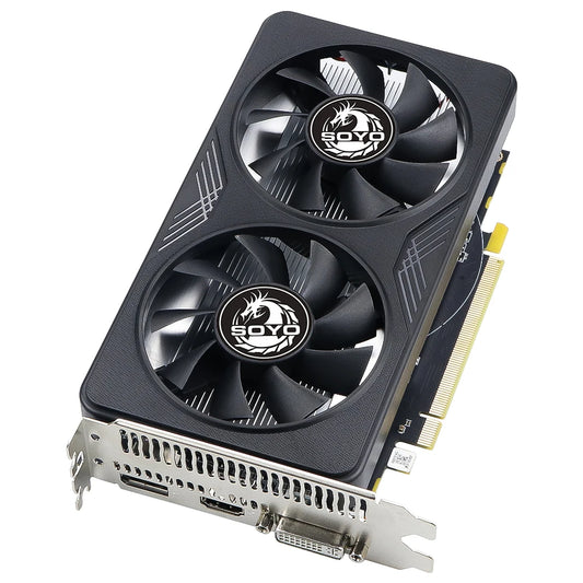 SOYO R9 370 Graphics Cards 4G DDR5 256bit HDMI compatibility+DP+DVI For Desktop Gaming Computer Components GPU Video Card.