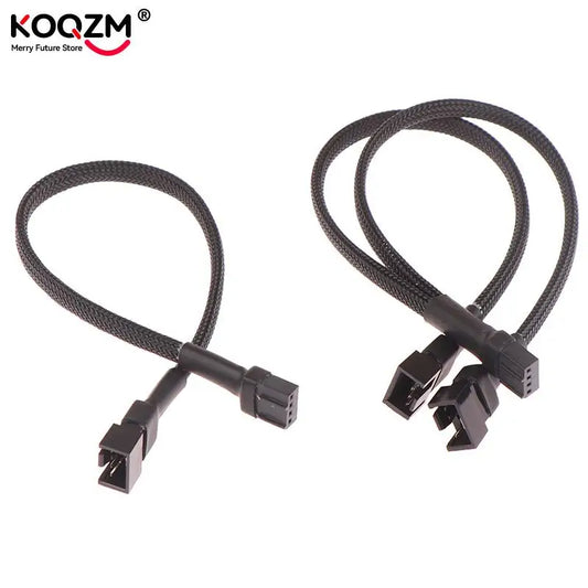 PWM Fan Splitter 4pin Adapter Cable 1 To 1 2 3 4 Computer CPU Fan Splitter PC Fan Extension Power Cable Fan Cooling Y Splitter.