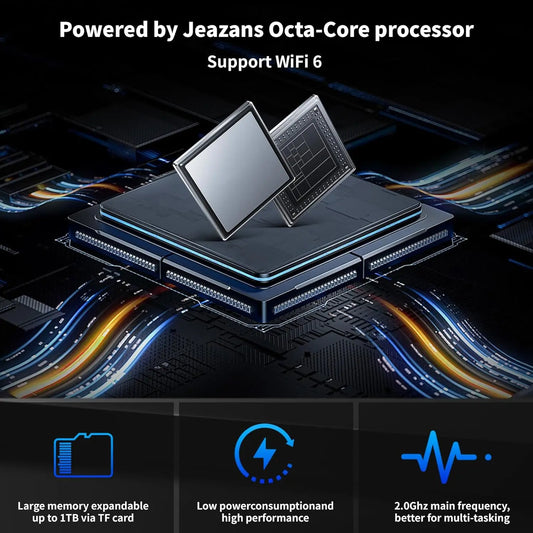 URAO A10L 10 Inch Tablet Android 14 12GB RAM 64GB ROM Octa-Core 5G WiFi with Keyboard Mouse Touch Pen Headset Case Tablet Kit.