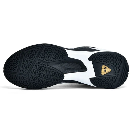 High-quality Badminton Trainers for Men and Women Blue Athletic Shoes with Anti-Slip Sole for Indoor and Outdoor Sports.