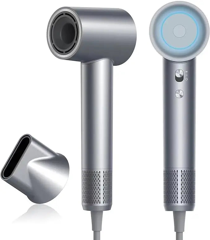 High Speed Hair Dryer ABIR SU9,360° Rotating Magnetic Nozzle,200mil Negative Ions,Low Noise,Blow Dryer 1600W Quick dry for Home.