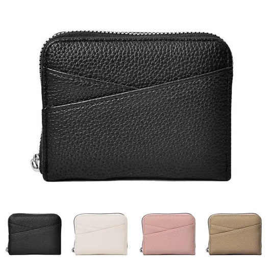 Multi-Pocket Portable PU Leather Wallet Japanese Wallet Coin Bags Multi-Card Slot ID Card Holder Coin Zipper Purse For Women.