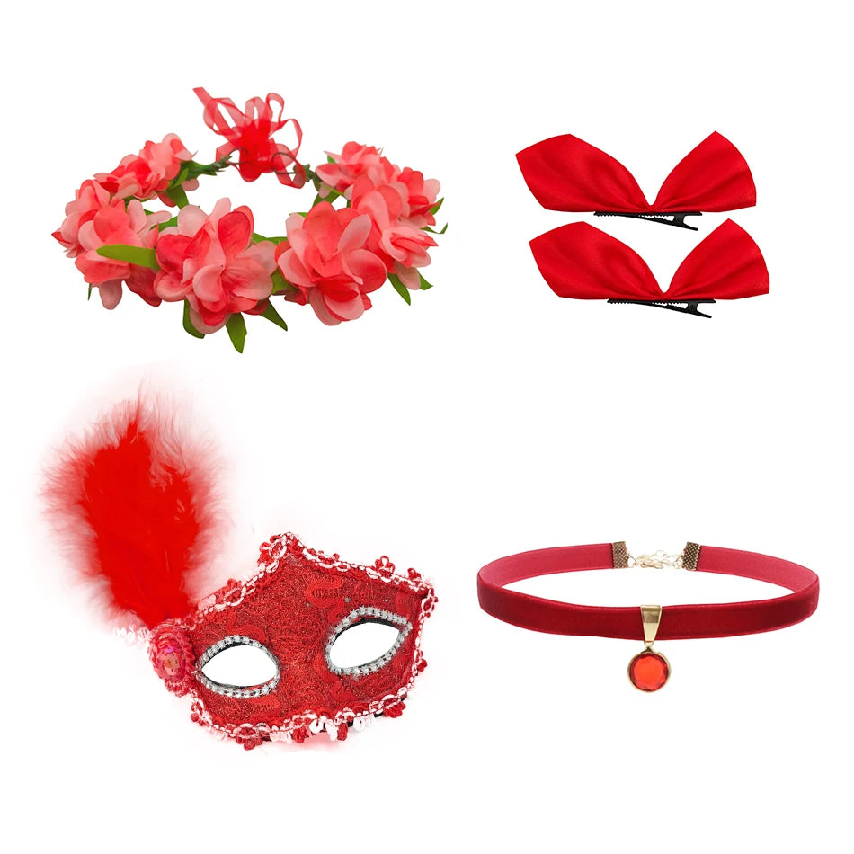 Disney Mickey Minnie Maus Polka Dot Cosplay Baby Mädchen Jungen Kostüm Kinder Maskerade Kleidung Kinder Halloween Karneval Kleid