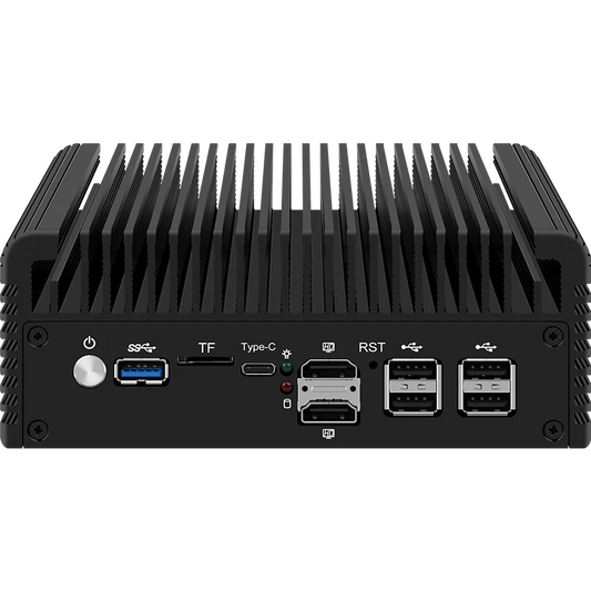 6 LAN 2.5G i226-V Fanless Mini PC Intel Core 3 N355 N305 N150 N97 Firewall Router DDR5 2xNVMe 1xSATA3.0 Type-C pfSense Proxmox.