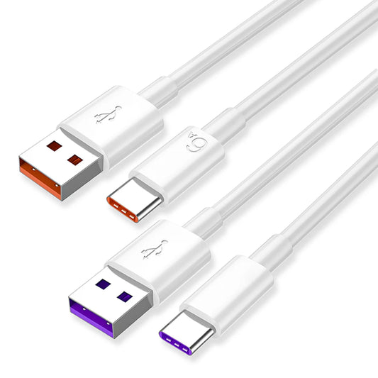 Fast Charging USB Type C Cable 66W/40W Mobile Phone Charging Cable 6A/5A for Xiaomi Redmi POCO Huawei Honor OPPO VIVO.