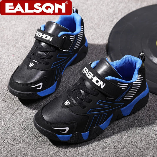 Four Seasons Leather Kids Shoes Non Slip Outdoor Children Walking Sneakers Casual Boys Sport Tennis Size 28-39.