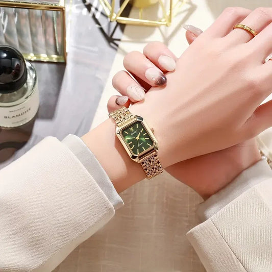 1PCS Fashion Women's Watch Luxury Trendy Versatile Quartz Watch Suitable for Daily Clothing Matching or As a Gift.