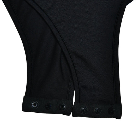 Casual Daily Wear Top Fashiontop Slim Fit Bodysuit Black Off-shoulder Top Brand New Condition Cross Design Daily Use Application.