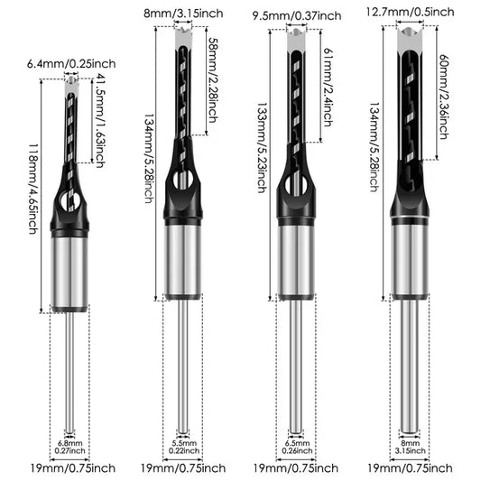 Quadratische Loch Bohrer Adapter Bohrer Befestigungs Halterung Professionelle Befestigung Joint Mortiser Bit für Holzbearbeitung Werkzeuge