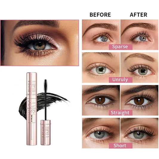 Film Power 4D Waterproof Volume and Curl Mascara Mascara Waterproof Cosmetic Makeup Brushes Sheglam Makeup Rare Beauty Makeup.