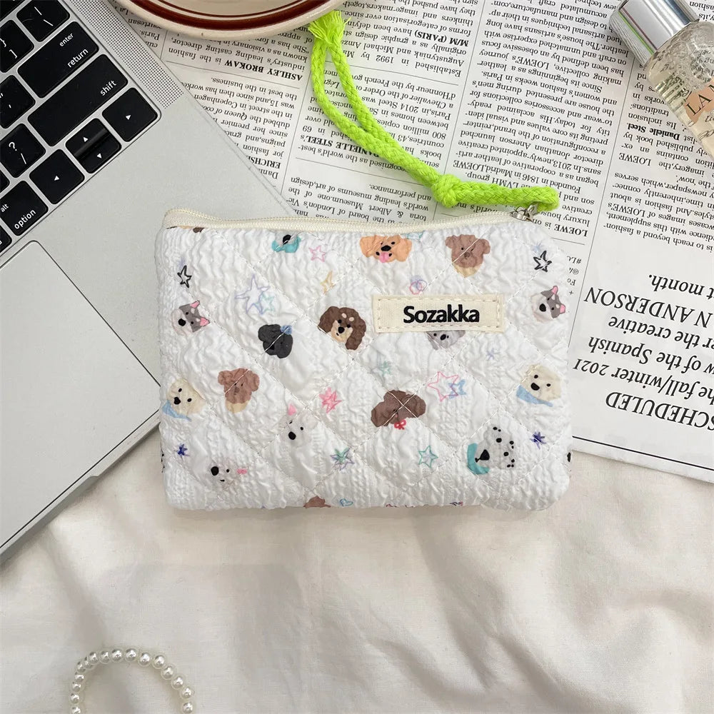 Cute Travel Cosmetic Lipstick Earphone Card Small Portable Storage Bag Purse Mini Makeup Handbags Pouch Organizer In Make Up Bag