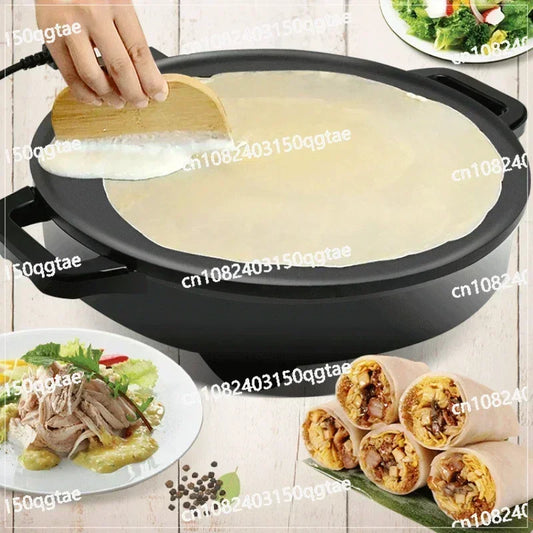 220 V 40 cm Krepp-Pn-Küchengrill, elektrischer Pfannkuchentopf, antihaftbeschichtet