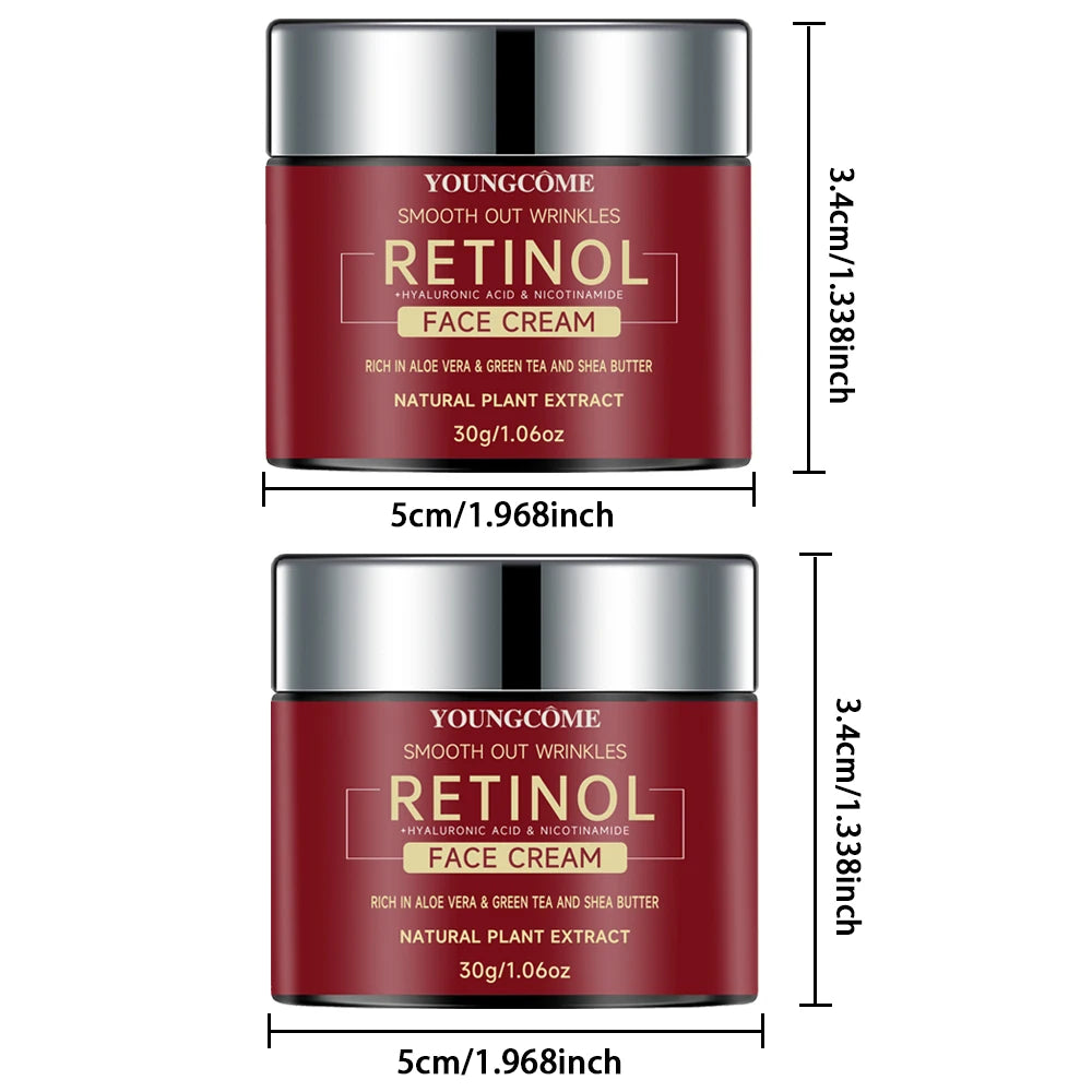 Retinol Lifting Firming Cream Repairing Moisturizing Nourishing Cream Brightening Skin Facial Cream Anti-Aging Face Skin Care.