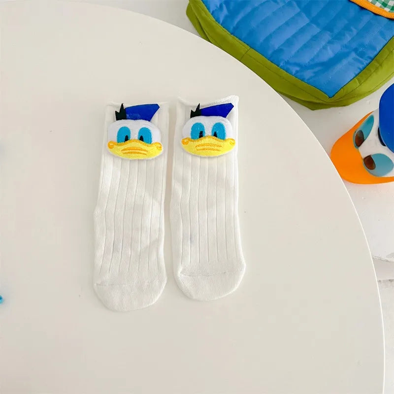 Donald Duck Bodys Einteiler Babykleidung 0-2 Jahre alt Cartoon-Stil Loose Wrap Ass Krabbelanzug K594-1