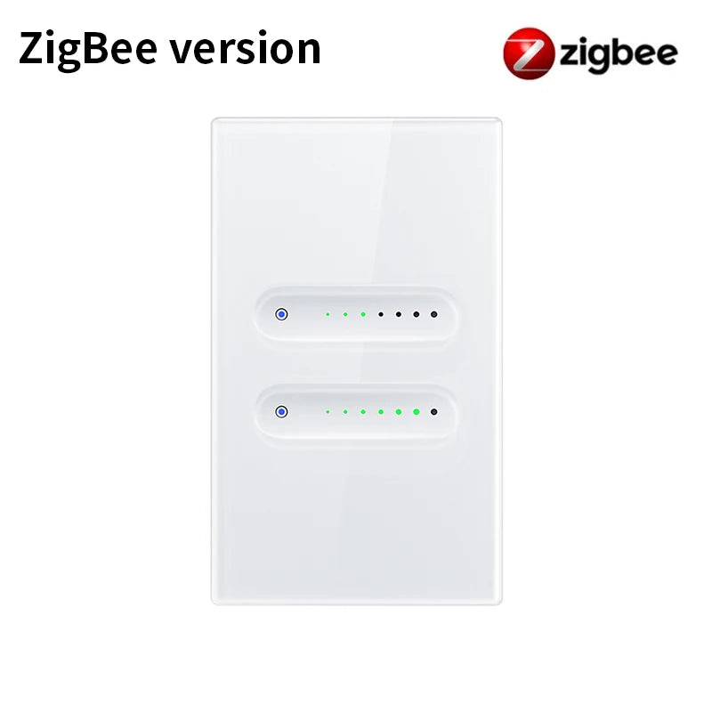 AVATTO Tuya WiFi/ZigBee 1/2 Gang Dimmer Licht Schalter Touch Panel APP Fernbedienung Smart Dimmer Schalter Für Alexa google Hause