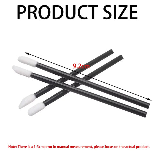100/200pcs Lip Wands Applicators Disposable Lip Brushes Lipstick Brush Mascara Applicator Gloss Wands Eyelash Extension Tool.