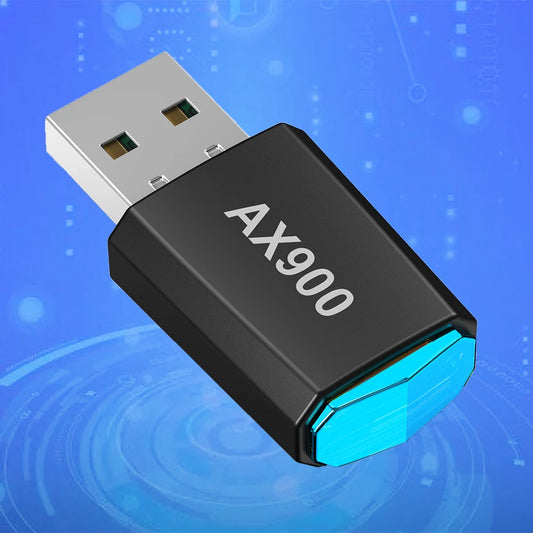 AX900 Driver-Free Wireless Network Card Dual-Band WiFi 6 USB Adapter 900Mbps WiFi Adaptador 2.4G&5GHz for Laptop Windows 7 10 11.