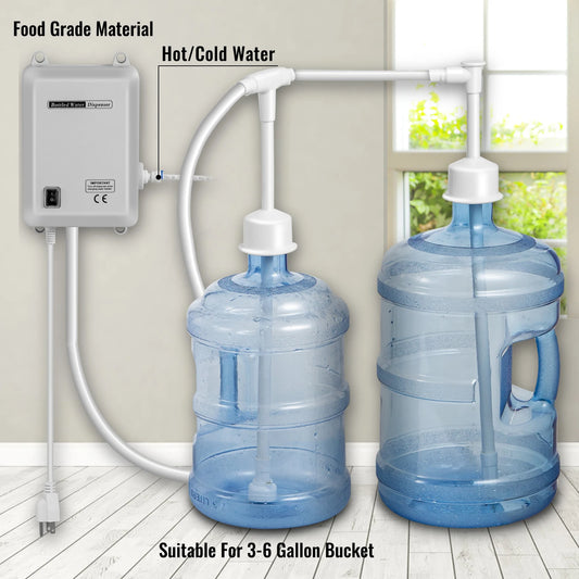 SucceBuy Water Bottle Dispenser Pump System Filter Softener Single/Double Pipe Reverse Osmosis Equipment for Ice Maker.