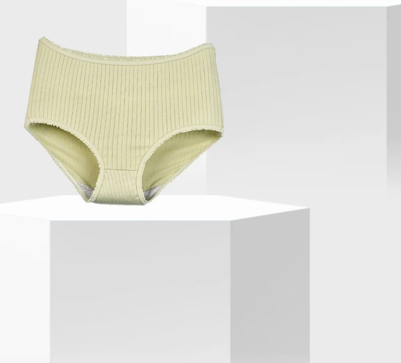 8pcs/lot Women Panties Milk Silk Girls Plus Size Underwear High Waist Briefs Breathable Solid Color Female Lingerie 38-100KG