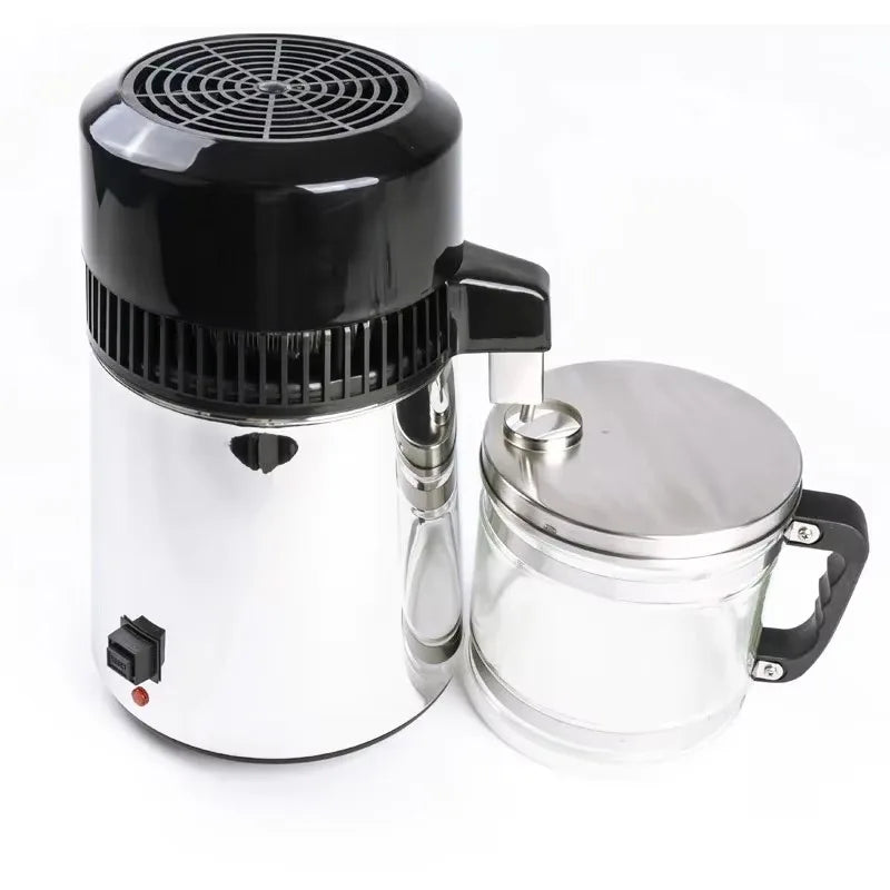 DIVEDEER Water Distiller 4L Purifier Filter Dispenser Drinking Bottle Softener Dual Temp Display Overheat Protection.