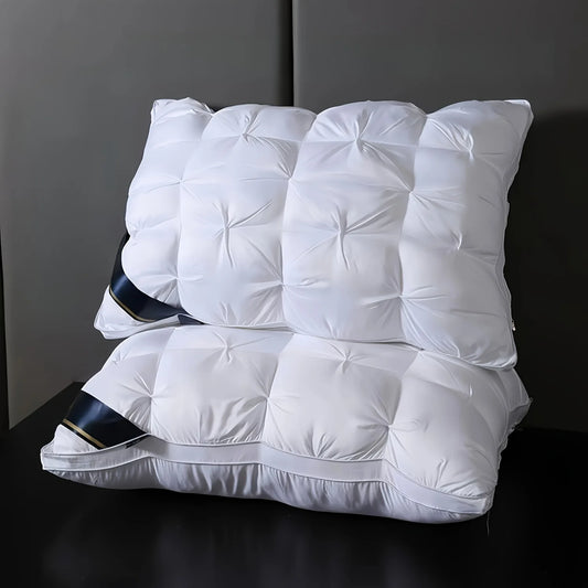 1pc 48x74CM Twisted Pillow - Hotel Grade Neck Support Pillow Core Designed for Sleep Aid And Home Use.