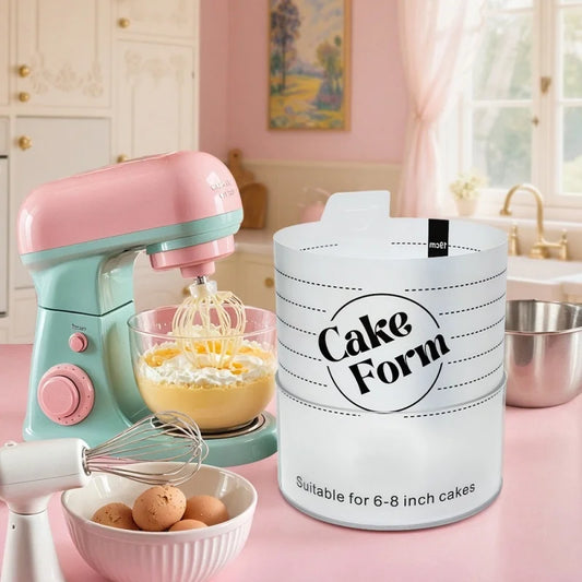 Adjustable Round Cake Ring Mold Retractable Fondant Tools Mousse Cake Ring Acrylic Circle Baking Ring Cake Tools.