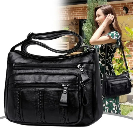 2025 New Large Capacity Middle aged Women's Bag Multi layer Lightweight Mother Bag Crossbody Bag Elderly Bag Shoulder Bag.