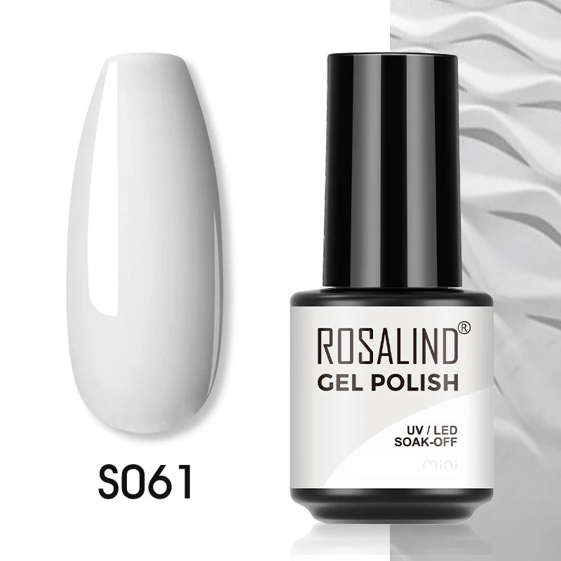 ROSALIND Red Series UV Nail Gel Hybrid Varnish Semi Permanent For Manicure Art Nail Polish Matt Base Top Coat Gel Nail Polish