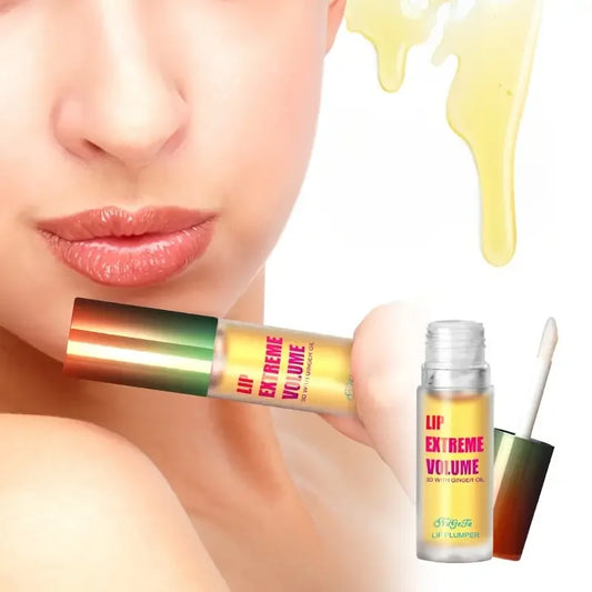 1/2Pcs Ginger And Mint Lip Plumper Oil Radiant,Plumping Lip Volumizing Serum for Smoother,Fuller Lips for Youthful and Sexy Look.