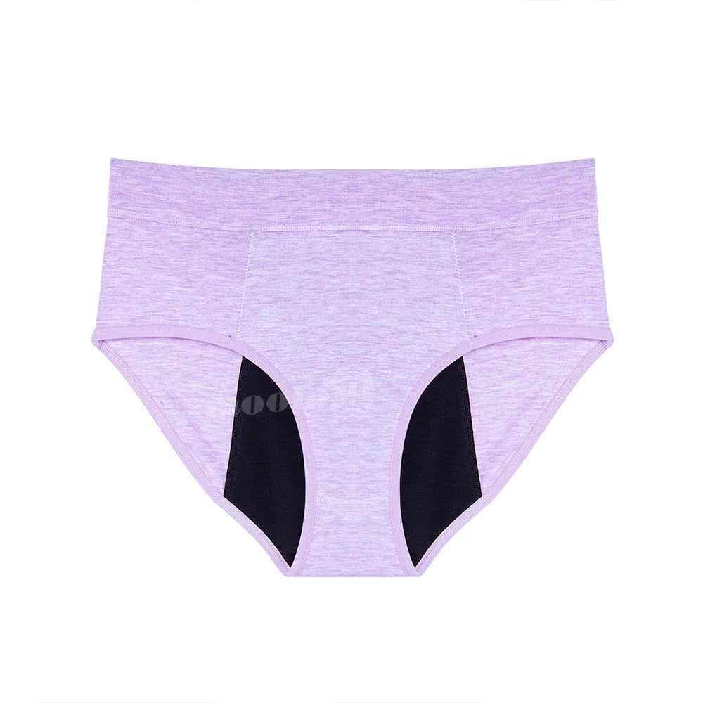 Menstrual Panties Woman Super Absorbent Menstrual Panties High Waist Bamboo Fiber Leakproof Menstruation Period Underwear Girl