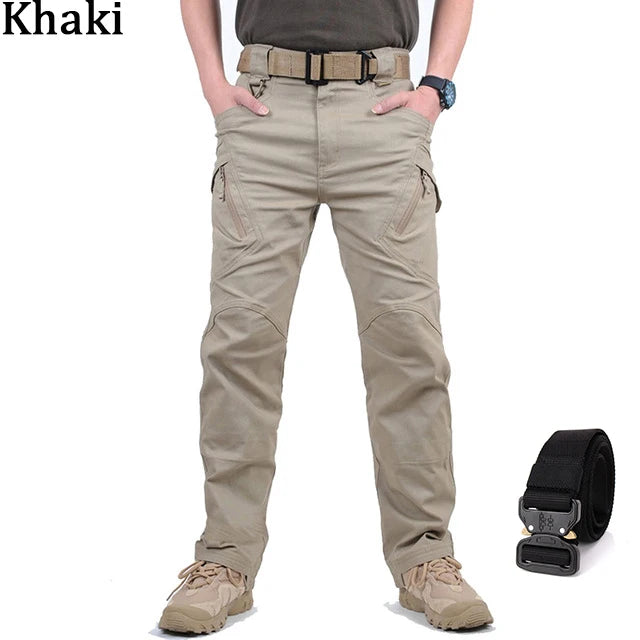 IX9 City Military Tactical Pants Men SWAT Combat Army Pants Casual Men Hiking Pants Outdoors Trousers Cargo Waterproof Pants