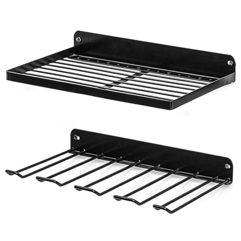 Elektrowerkzeug-Wandhalterung, robustes Stecktafel-Wandaufbewahrungswerkzeug-Set, Bohrer, Schraubendreher, Aufbewahrungsregal für Werkstatt/Garage