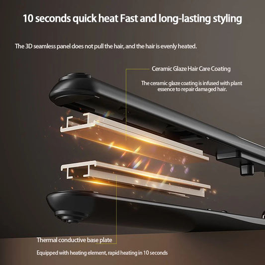 High Quality Electric Hair Brush Straight Curl 2 in 1 For Xiaomi 10 Seconds Fast Heating Unisex Straight Hair Brush Styling Tool.