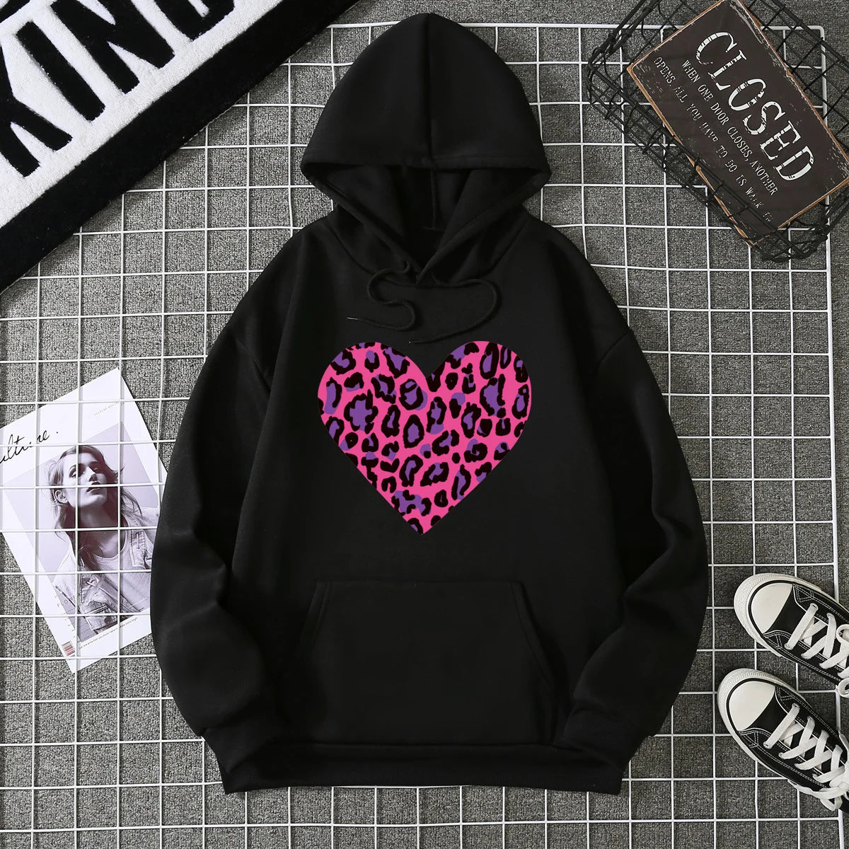 2025 Winter Neue Damen Hoodie High Street Unisex-Stil Doppeltaschen Sweatshirts Oberbekleidung Plus-Size Damenbekleidung CYXX 224.