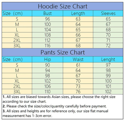 Womens Pants Suit Print Casual Hooded Sweatshirt Set Sports Jogging Woman Clothing AutumnWinter Office Home Tracksuit Street y2k.