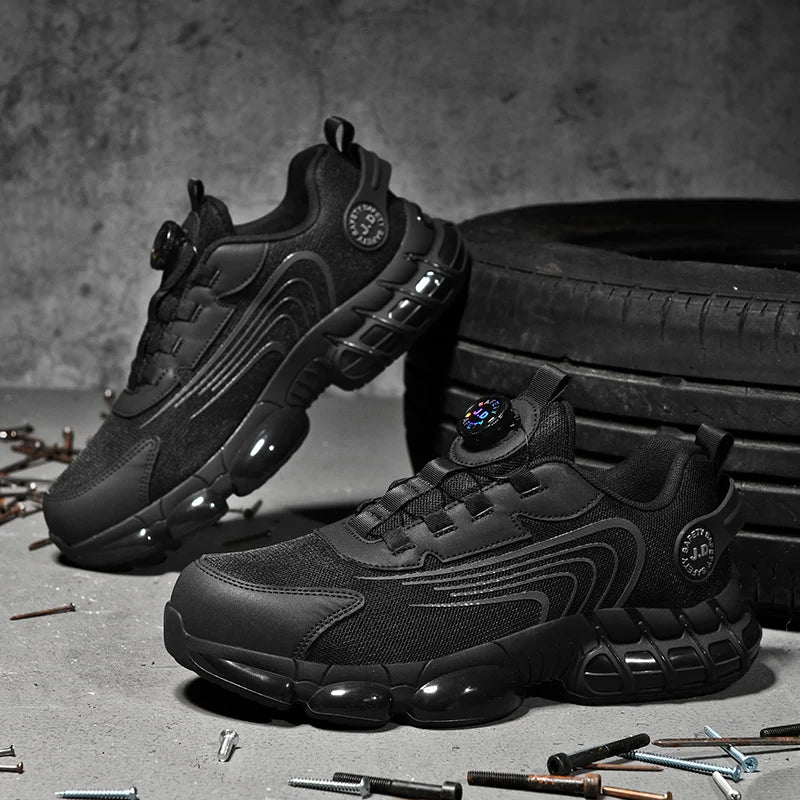 Men's Military Tactical Boots Army Boots Men Side Zipper Military Boots Men Anti-Slip Ankle Boots Work Safety Shoes Hiking Shoe.