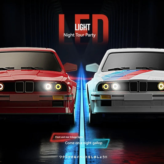 New Rc Car Four-Wheel Drive 1:16 Retro E30 Sports Car Remote Control Car 4wd 30km/H High Speed Drift Car 2.4g Cvt Rc Car Toy Boy.