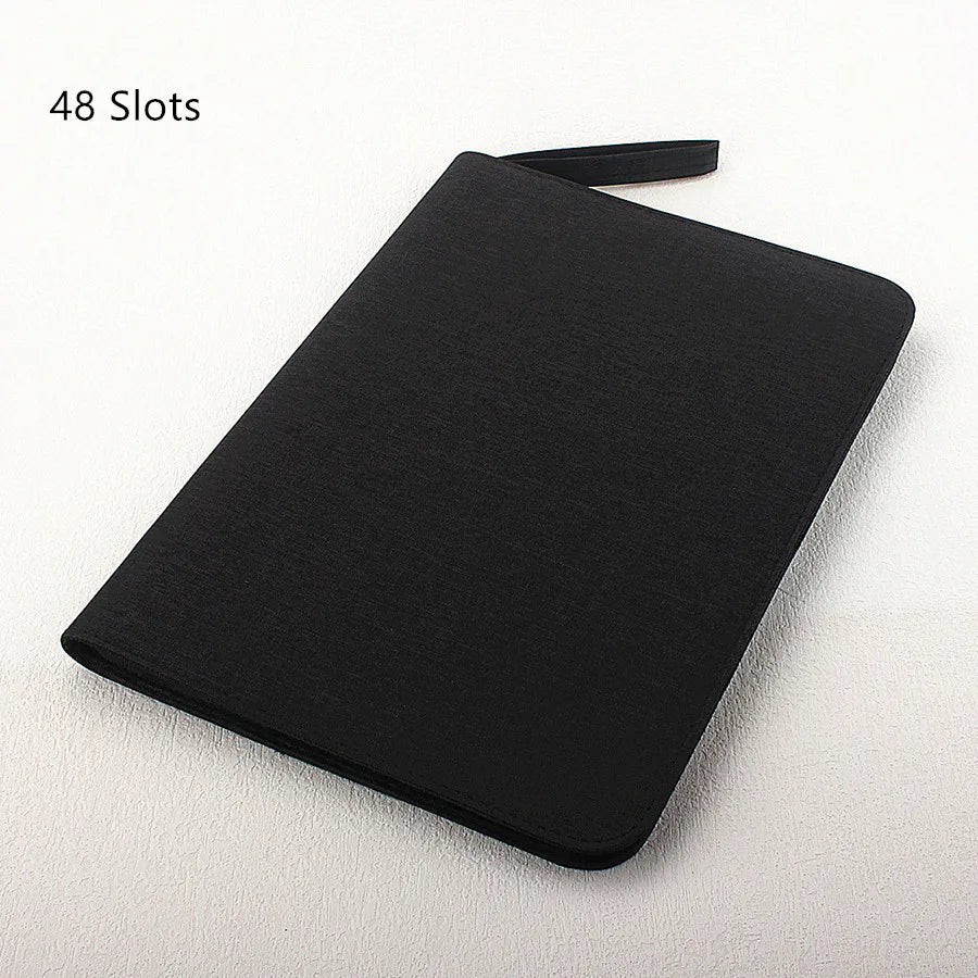 48 /24/10 Slots Fountain Pen Case, Canvas Pen Holder Display Pouch Bag Storage Large Capacity Waterproof